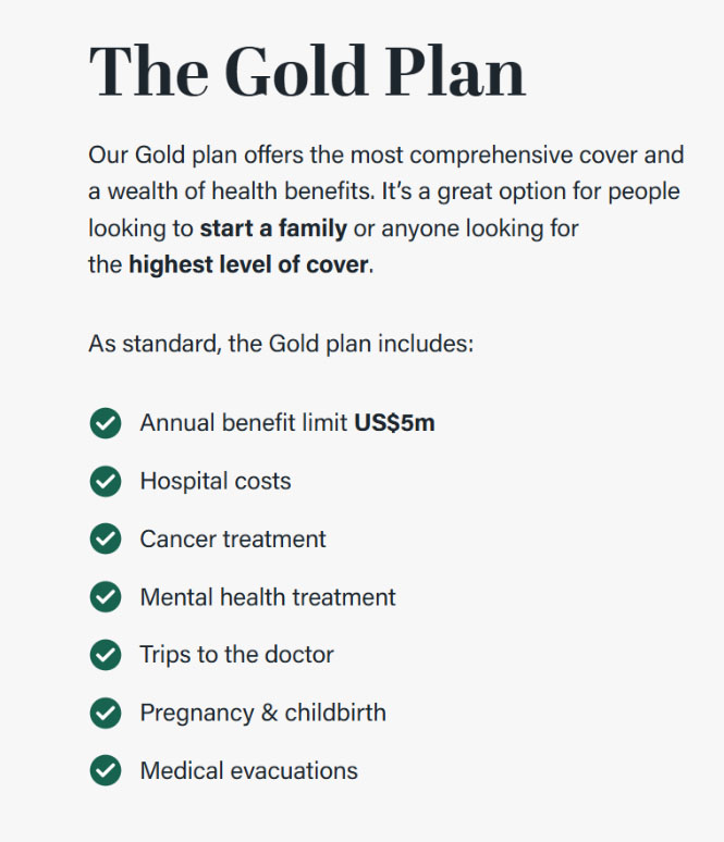 International Family _ Gold Plan